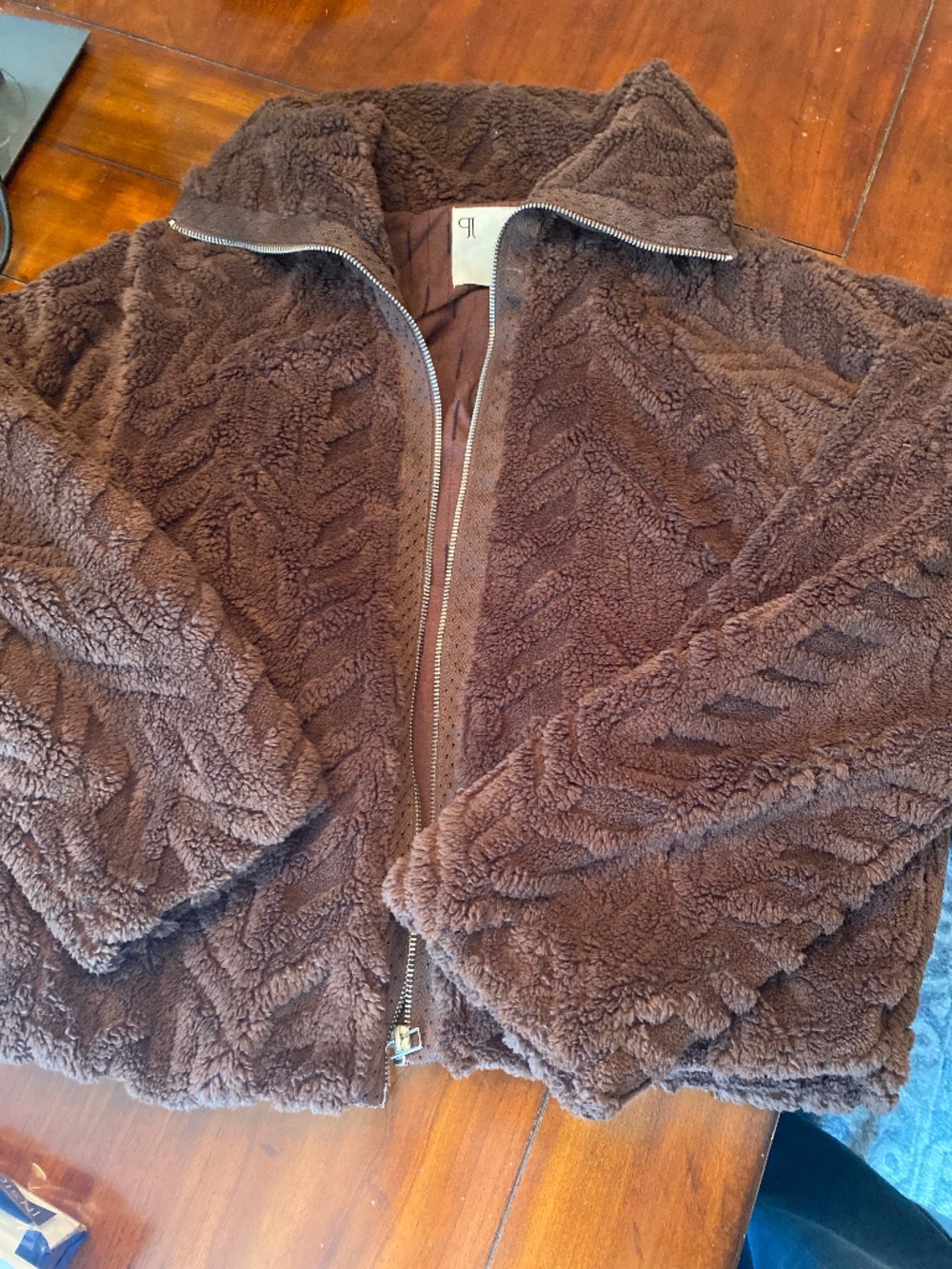 Maeve Brown Fleece Jacket new without tags